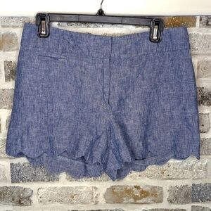 Ann Taylor LOFT Women's Scalloped Edge Shorts - Size 6
